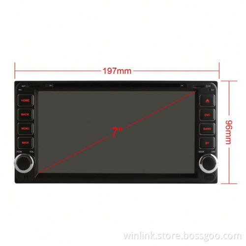 The newest OS android 6.0 quad core universal 2 din Car GPS touch panel support DAB+ TPMS DVR